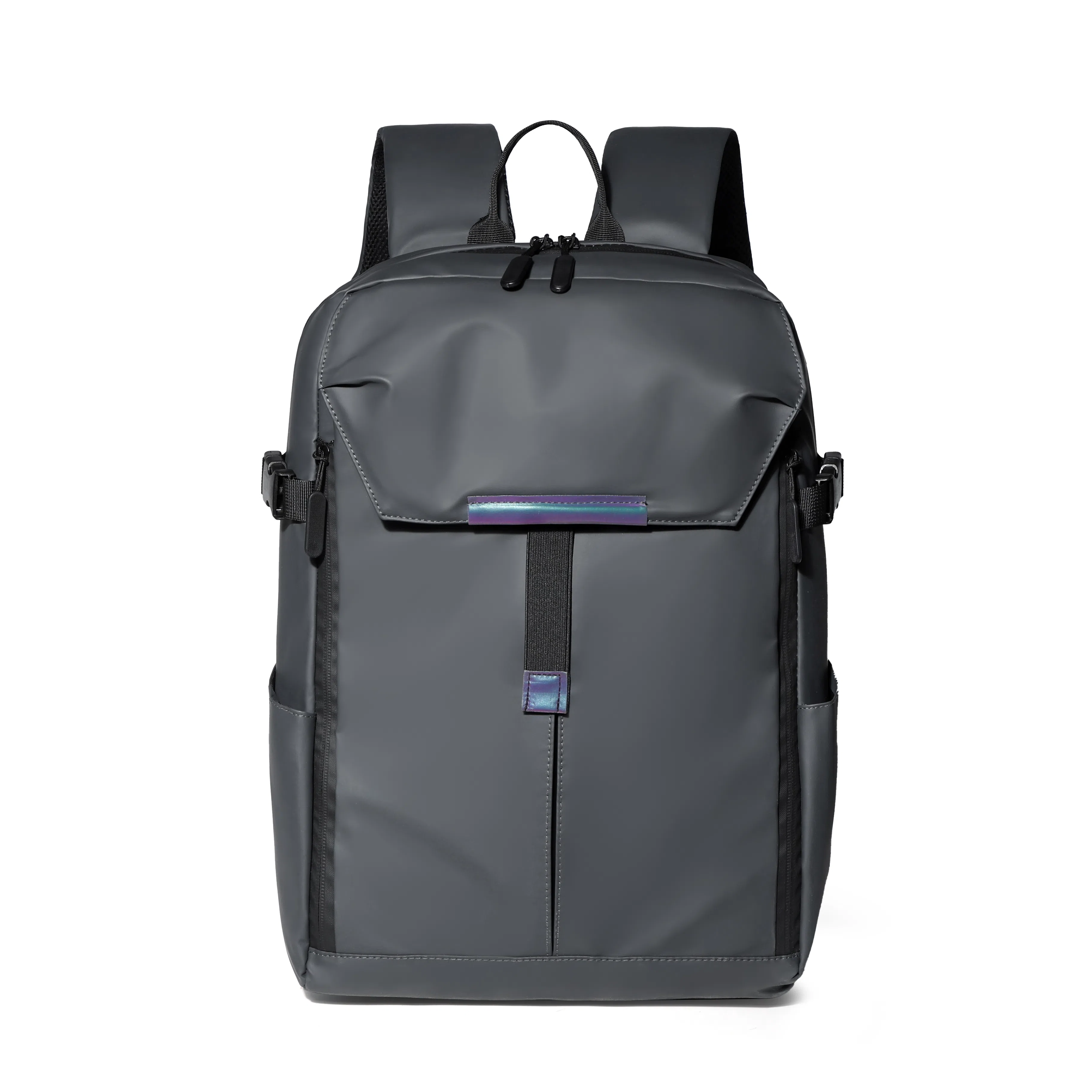 彤彤兔 大容量休闲旅行包电脑多功能 牛津布 双肩包 男款 黑色/蓝色/灰色