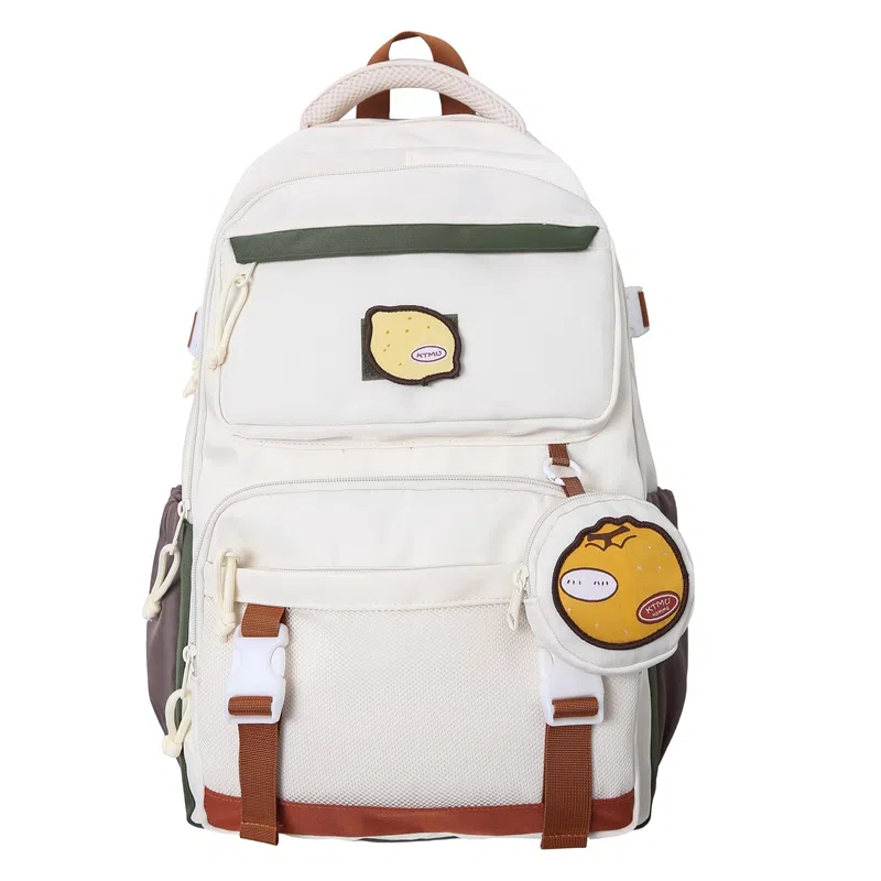 醇龙 高颜值减负时尚撞色 尼龙 双肩包 女款 多色