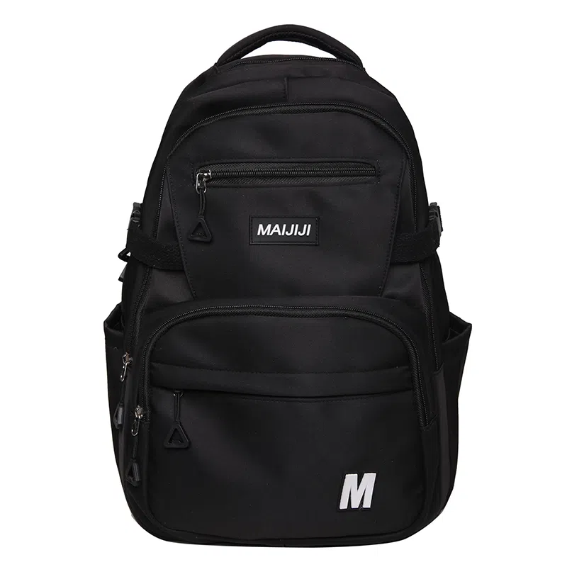 彤彤兔 纯色简约背包韩版 尼龙 双肩包 常规 女款 米白色/黑色/红色/卡其色/灰色