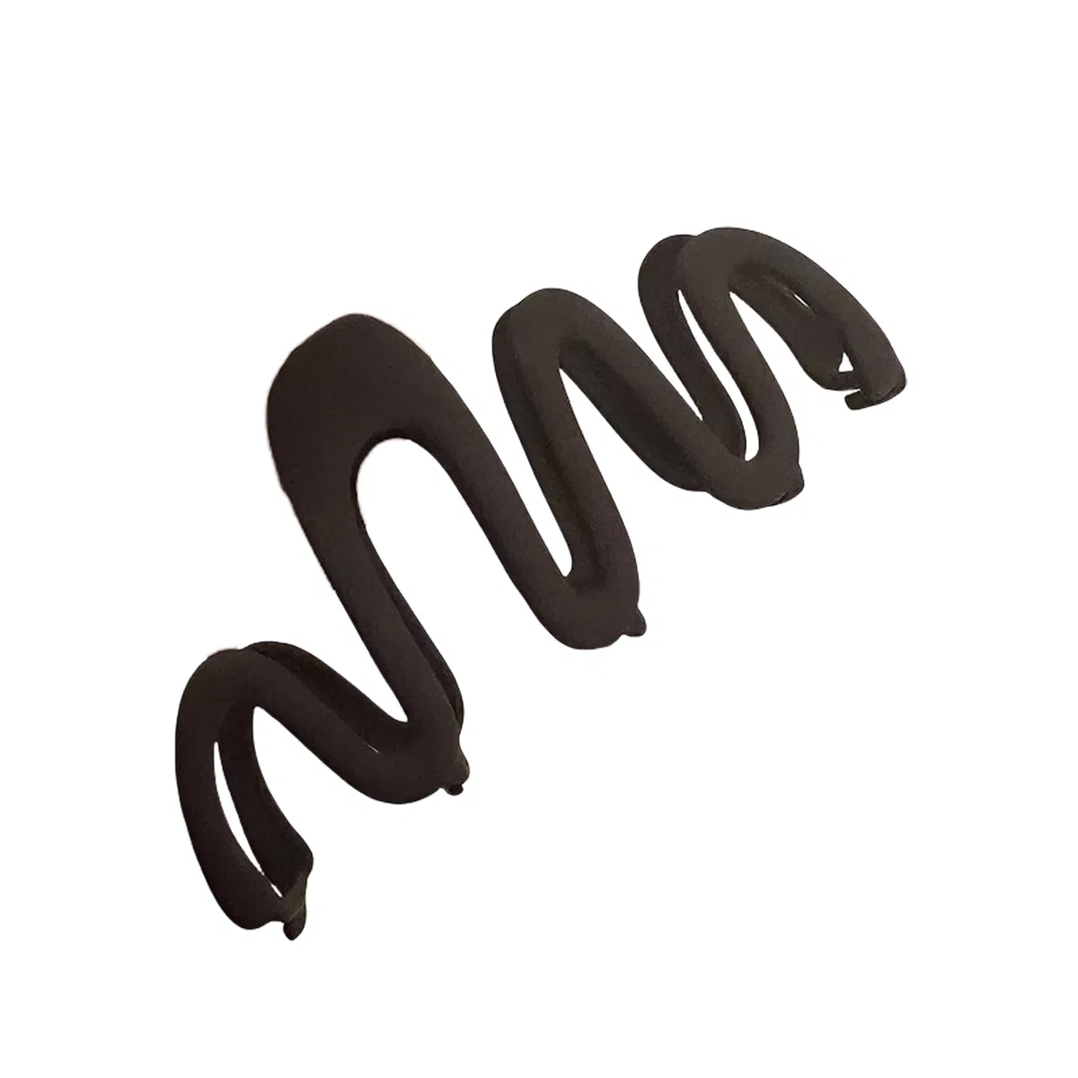 贯古今 高级气质磨砂鲨鱼夹时尚发卡子后脑勺盘发抓夹 合金 发夹 女款