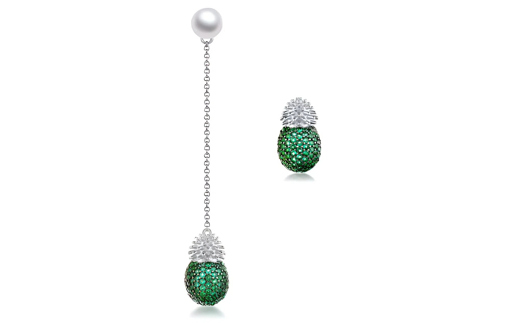 Daisy Fellowes DF Pineapple S925 Silver Earrings