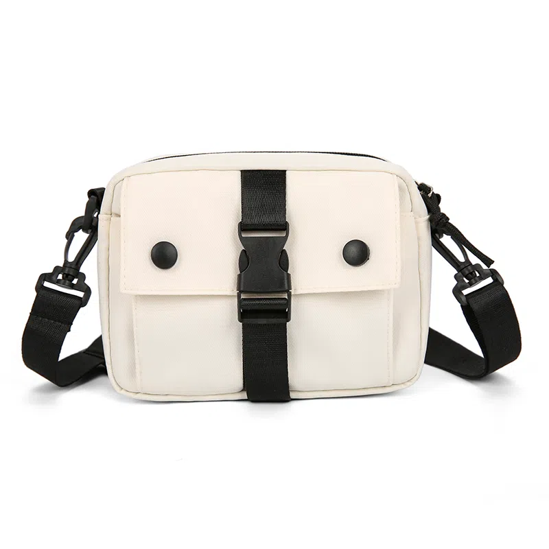 彤彤兔 时尚百搭手机包 尼龙 斜挎包 男女同款情侣款 黑色/白色/卡其色