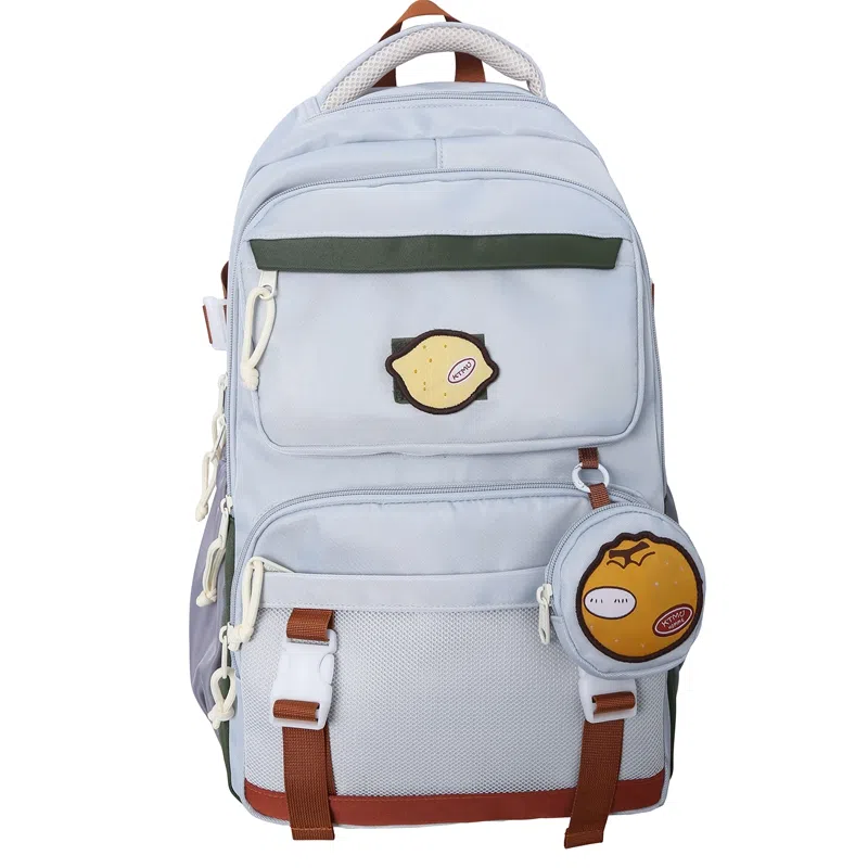 醇龙 高颜值减负时尚撞色 尼龙 双肩包 女款 多色