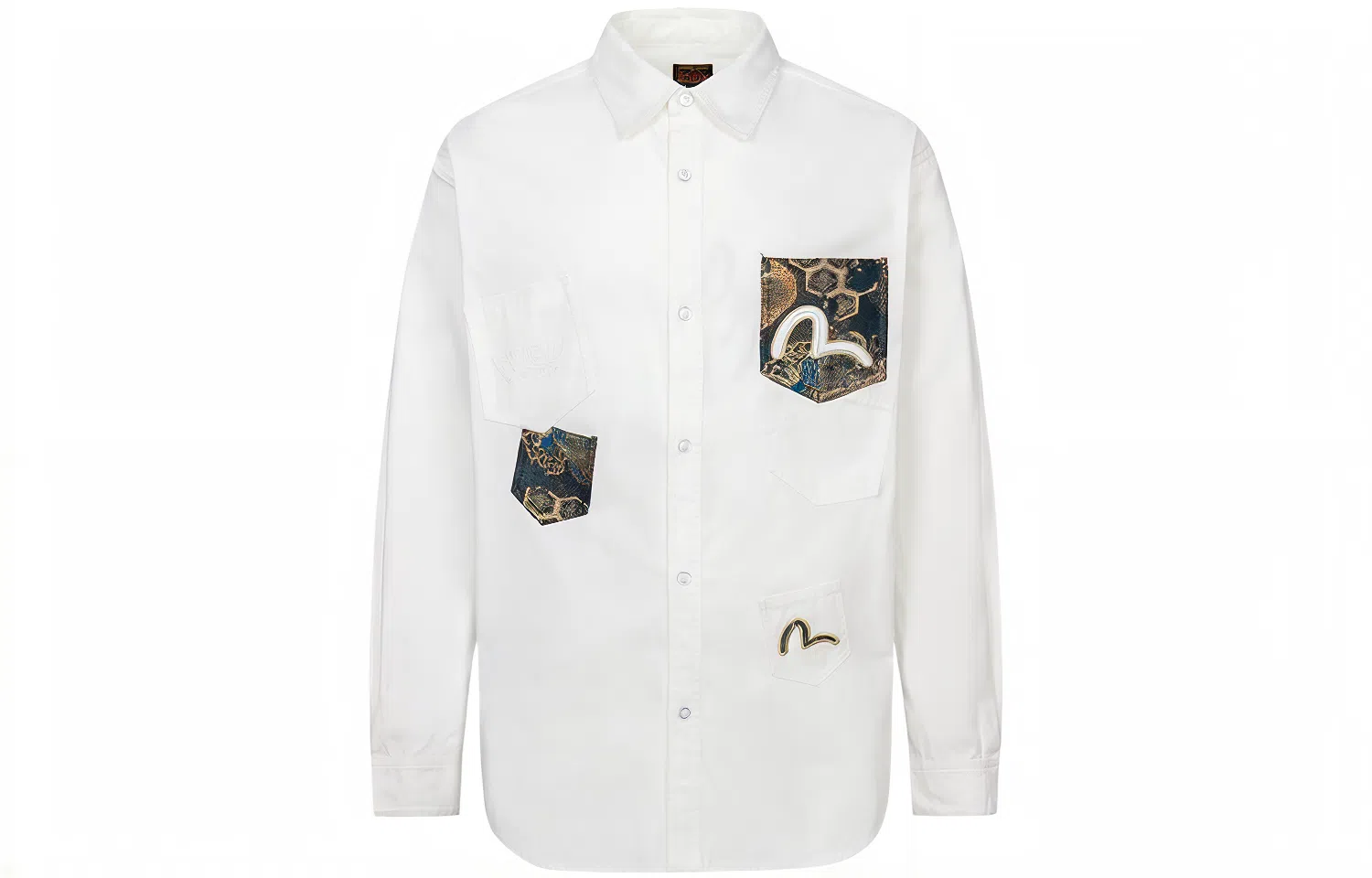 EVISU AW23 Seagull Embroidered Shirt