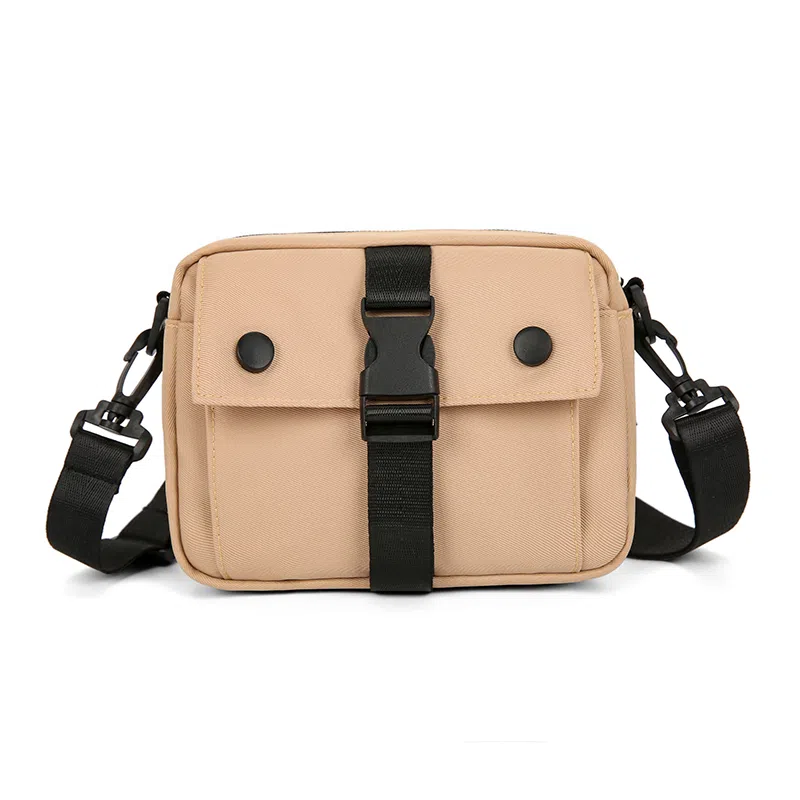 彤彤兔 时尚百搭手机包 尼龙 斜挎包 男女同款情侣款 黑色/白色/卡其色