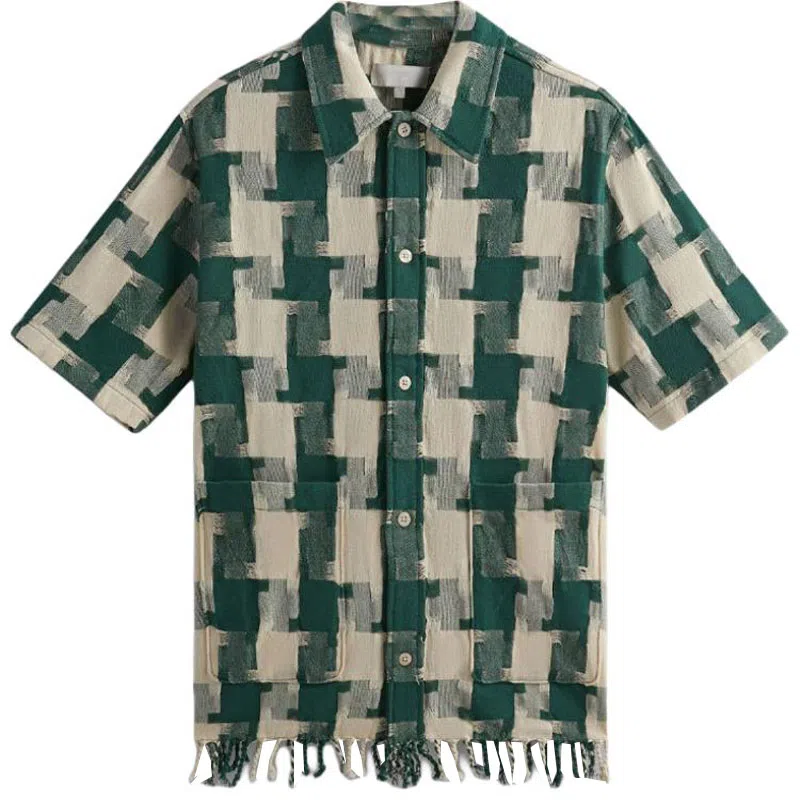 KITH SS24 Summer Houndstooth Shirt