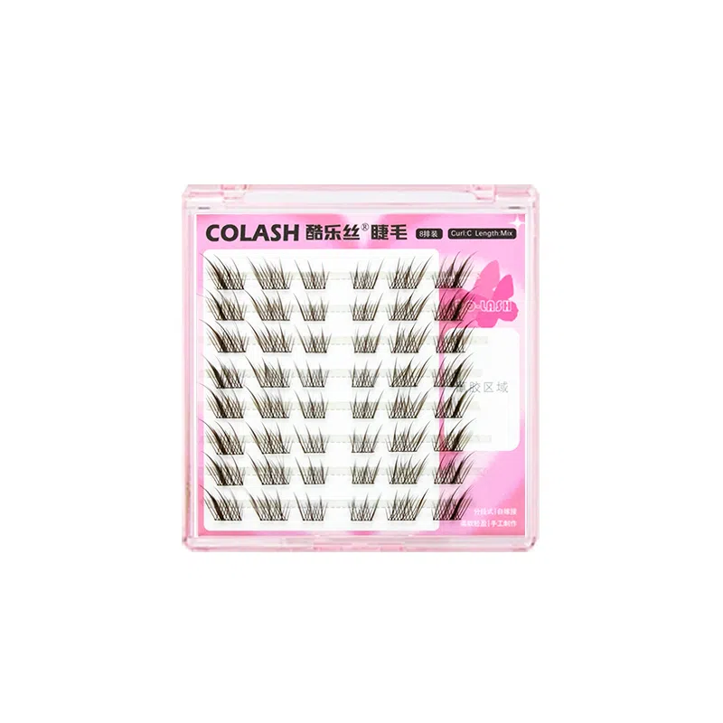 酷乐丝 胶水款黑棕苏妲己 假睫毛 眼尾拉长款 仿真舒适  狐系睫毛  上眼无感