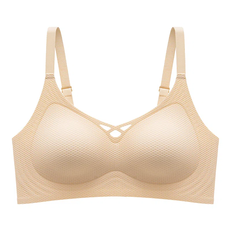 波波女神 小胸聚拢上托提拉收副乳调整型百搭运动无痕文胸 女款