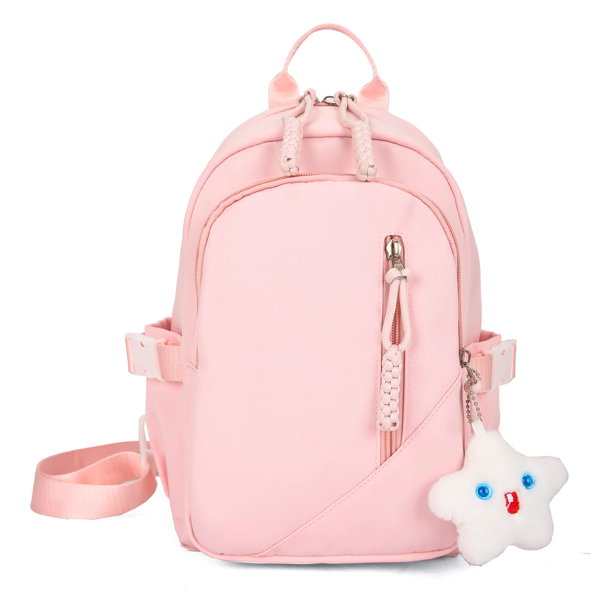 彤彤兔 时尚潮流 尼龙 胸包 女款 粉色/黑色/绿色/黄色/白色