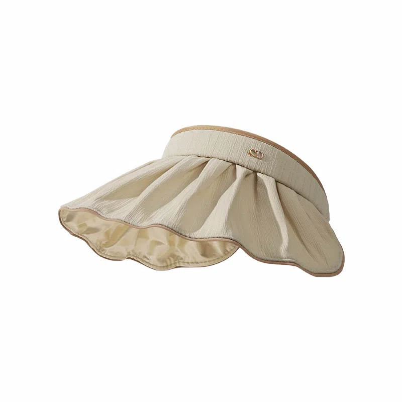 稻草人 遮阳防紫外线简约百搭 空顶可扎马尾 聚酯纤维 防晒帽 女款