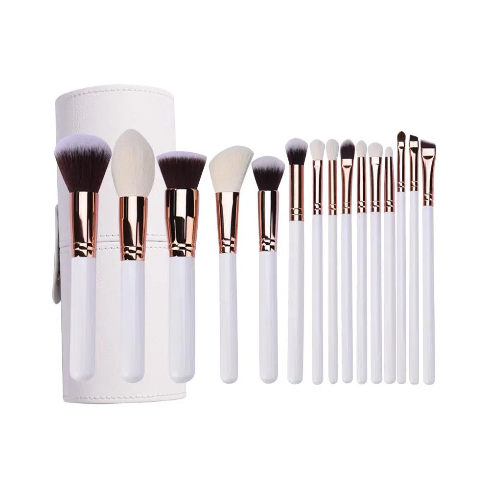 米甜兔  羊毛白杆化妆刷套装 柔软亲肤