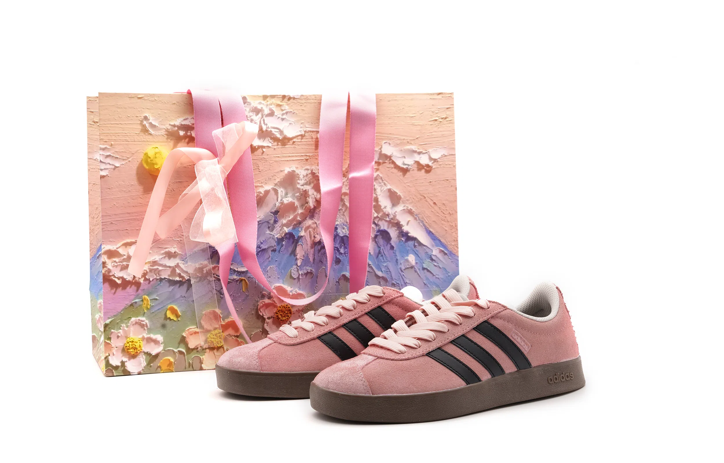 adidas neo VL Court Pink