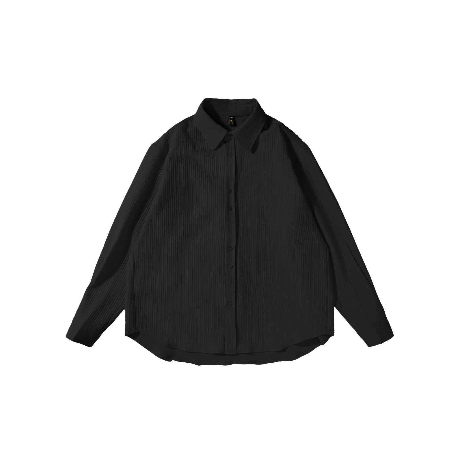 我是大卫 高级感竖条纹理轻熟风百搭免烫商务长袖衬衫 男女同款