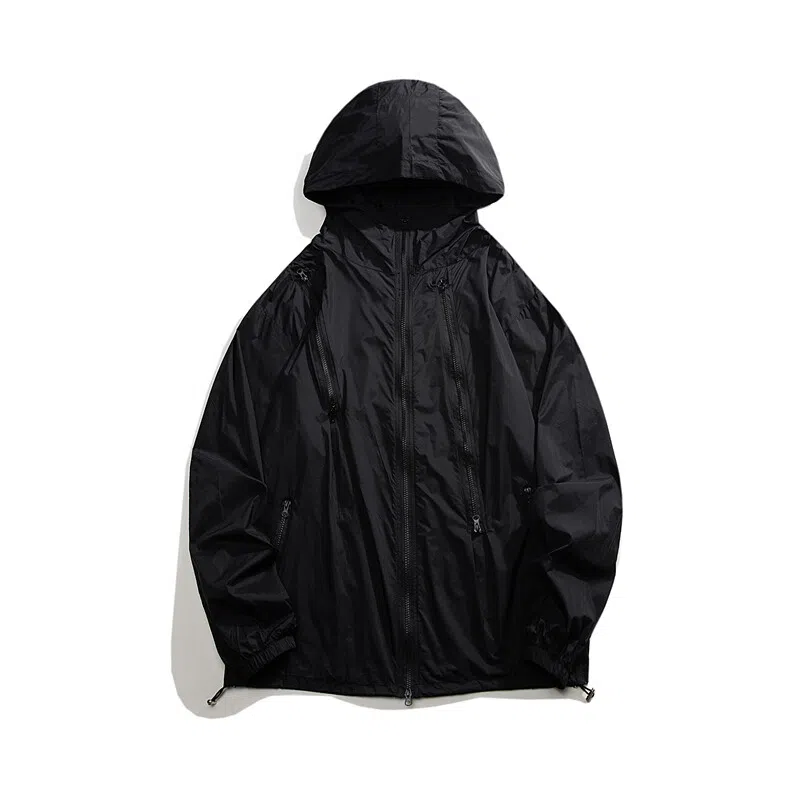 佐菲利 美式高街机能风设计感户外连帽防晒服 男女同款