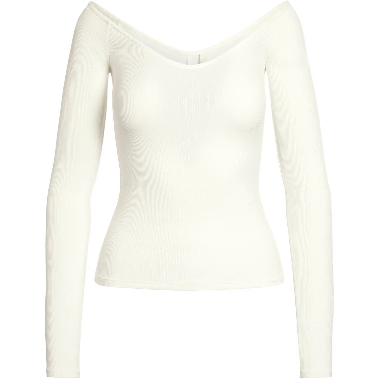 SKIMS SOFT LOUNGE OFF THE SHOULDER TOP T MARBLE