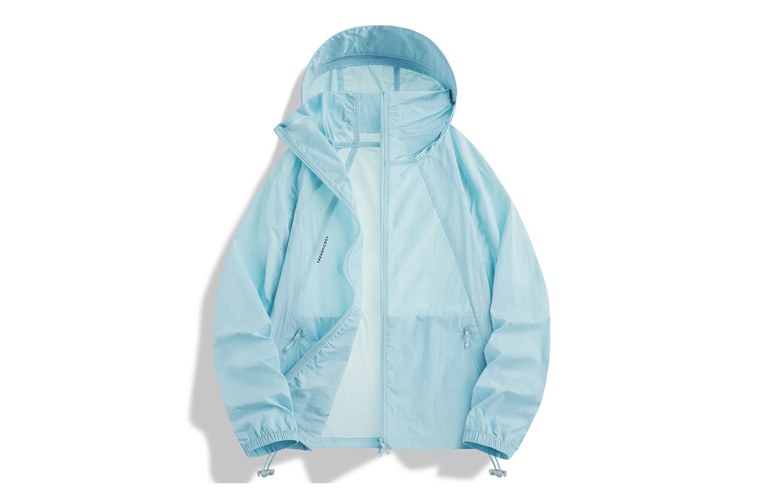 木林森 户外透气宽松舒适百搭连帽防晒服 男女同款