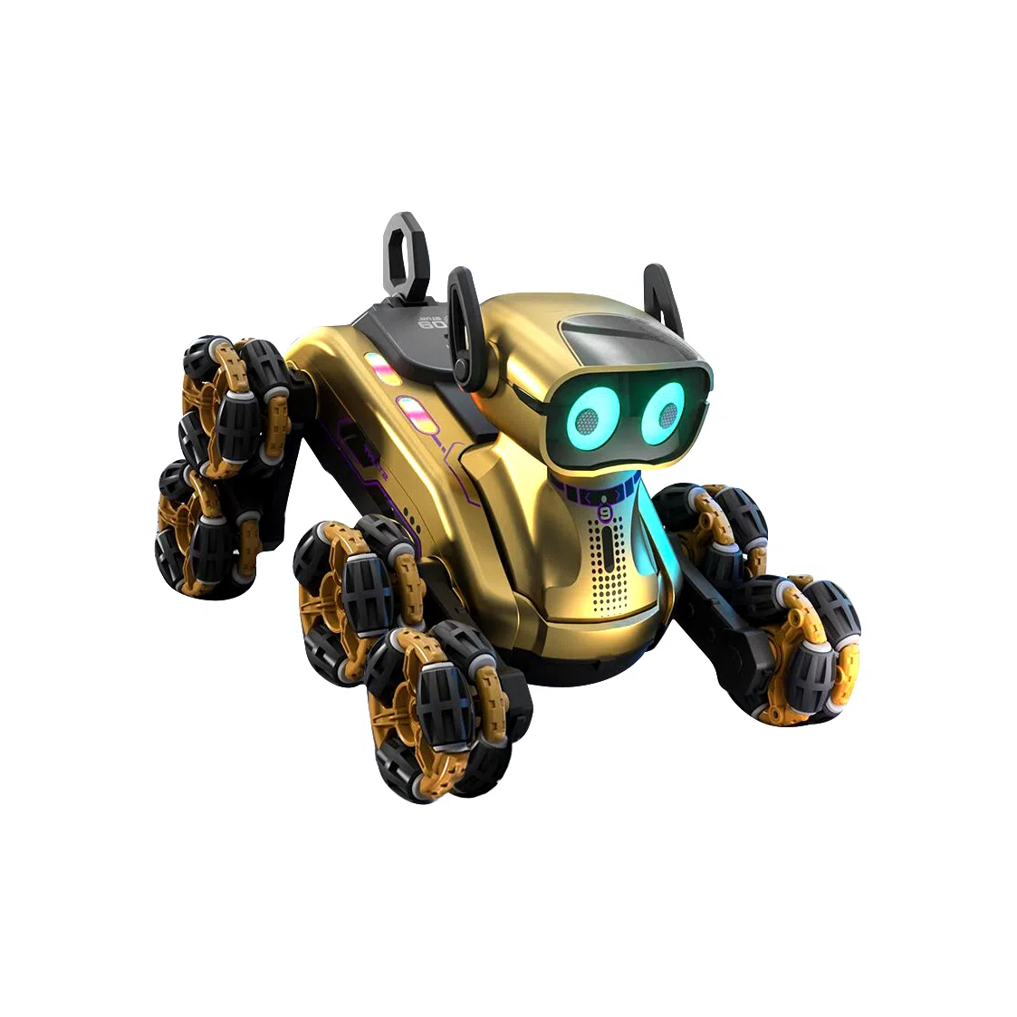 蒙柯 八轮特技机械狗 电动感应智能机器狗 遥控玩具