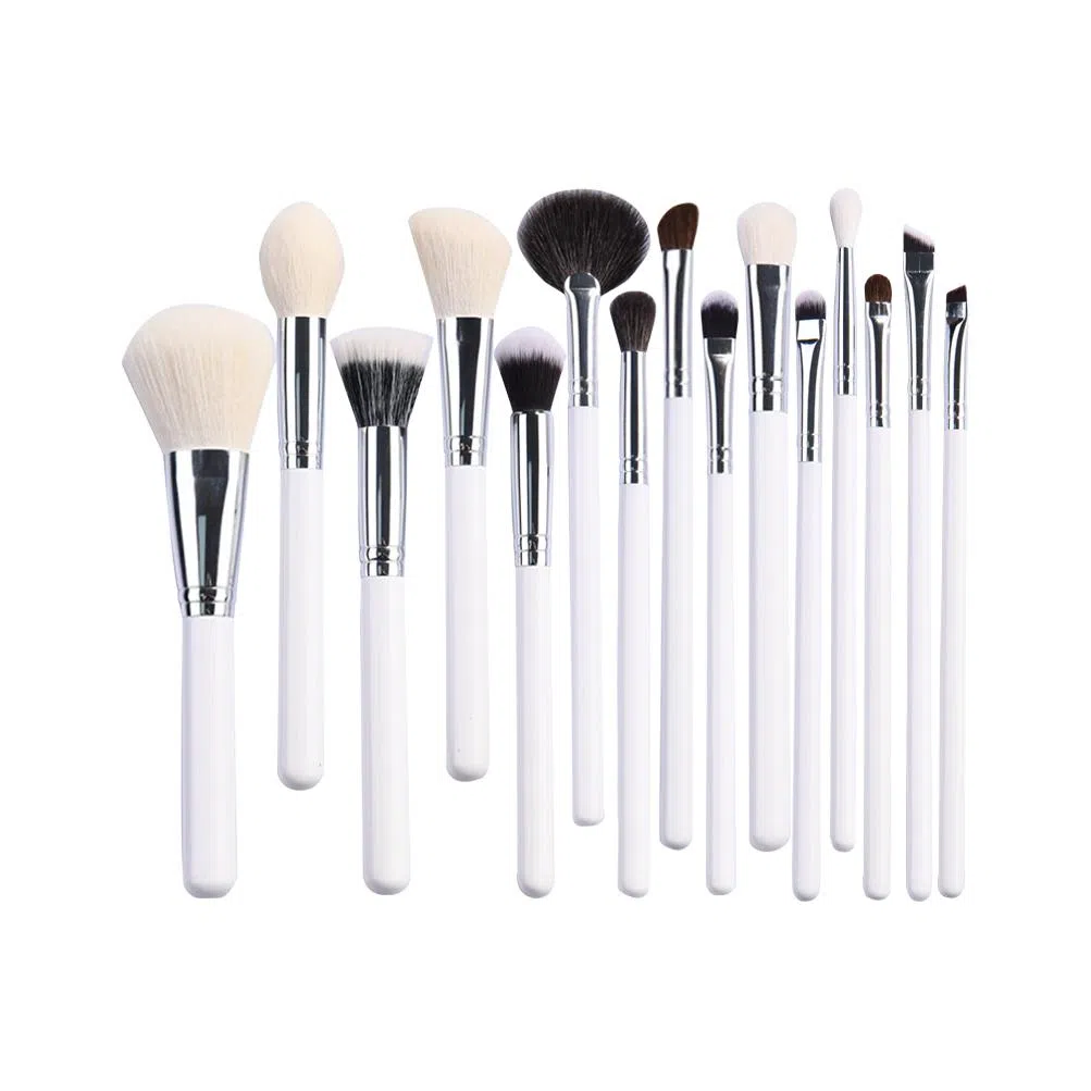 米甜兔  动物毛散粉化妆刷 柔软亲肤 十五件套