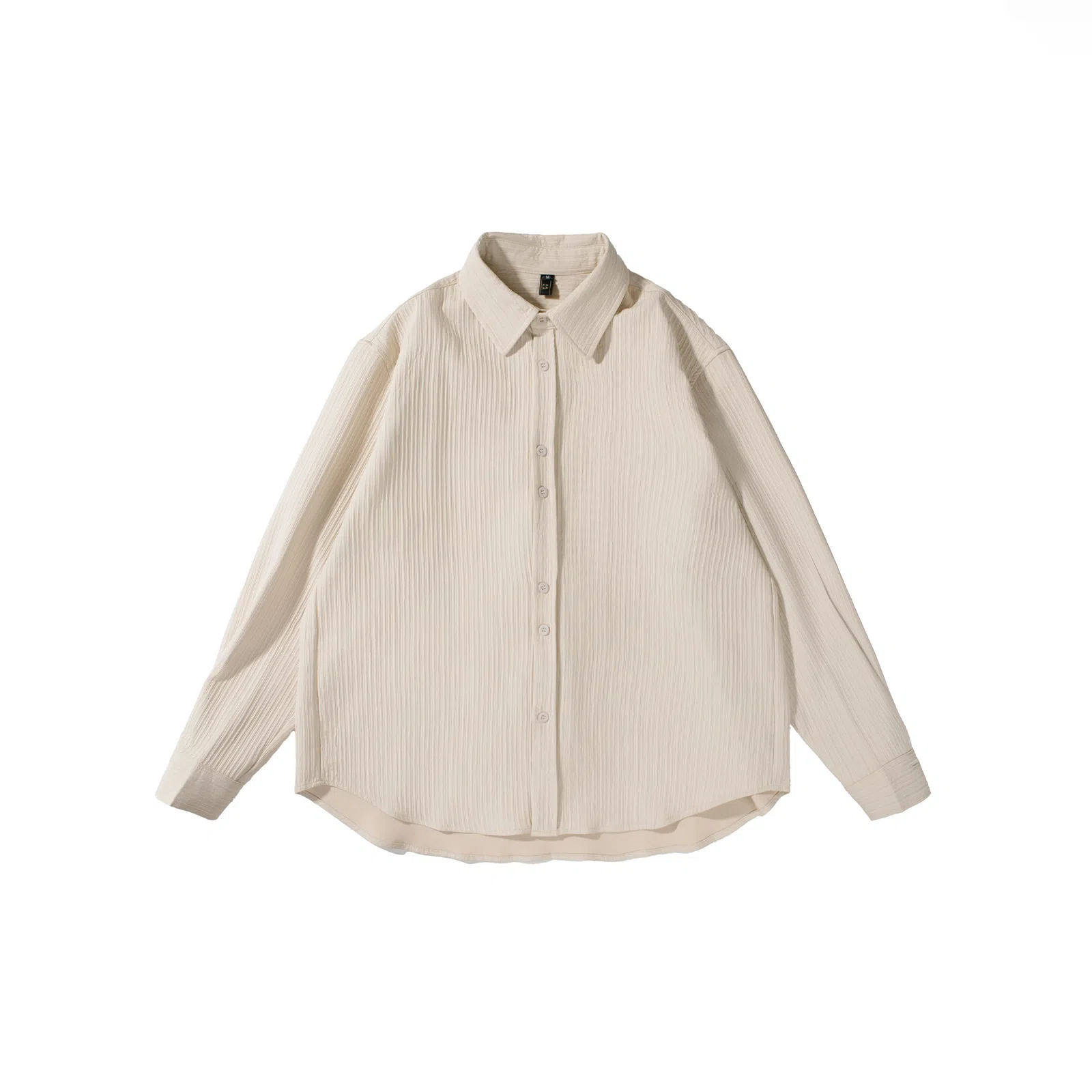 我是大卫 高级感竖条纹理轻熟风百搭免烫商务长袖衬衫 男女同款