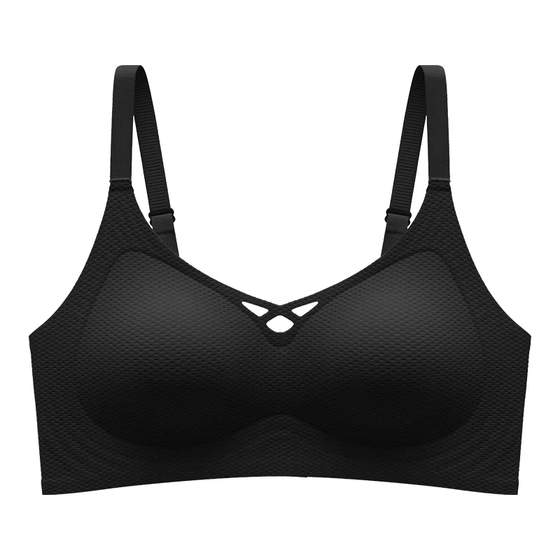 波波女神 小胸聚拢上托提拉收副乳调整型百搭运动无痕文胸 女款