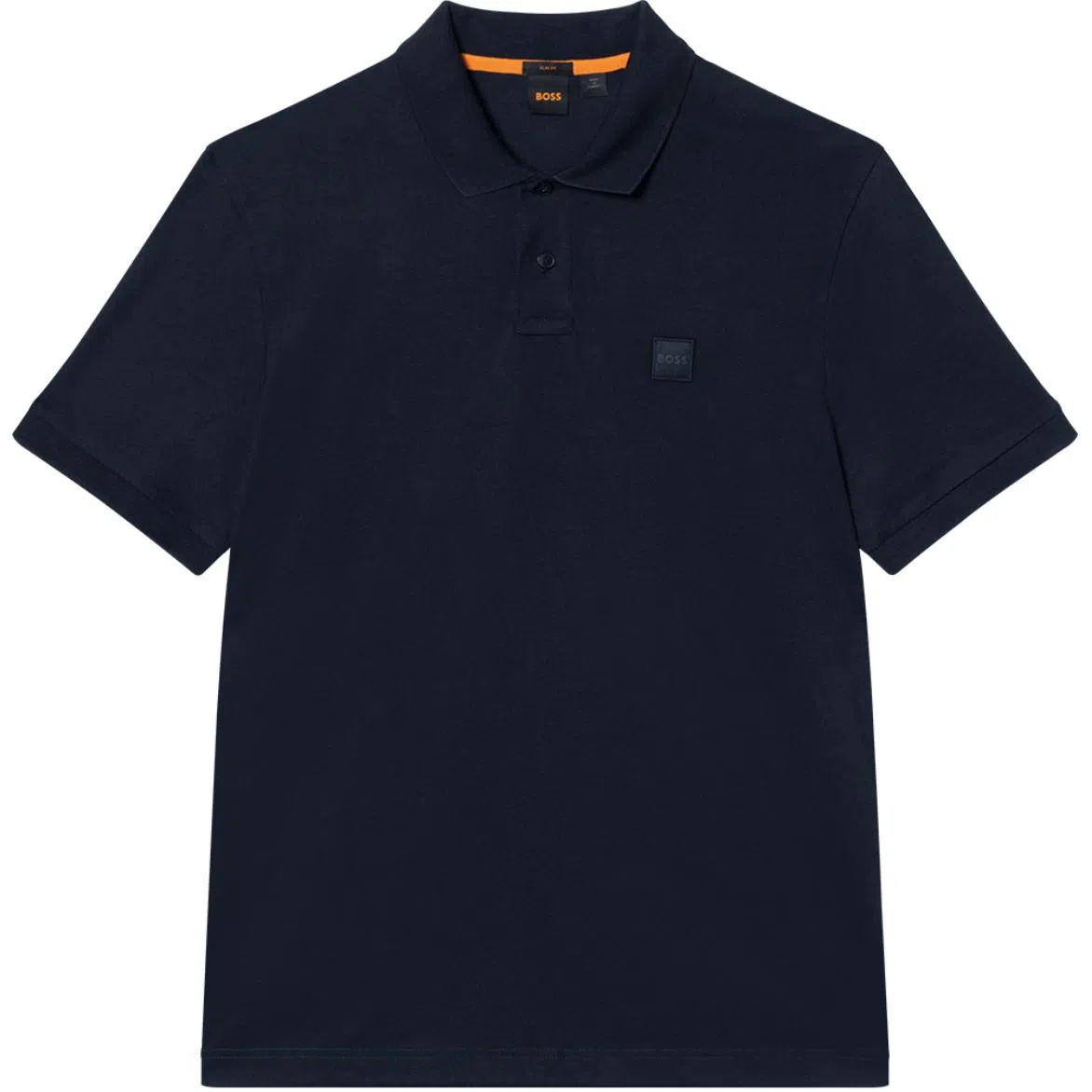 HUGO BOSS Stretch-Cotton Slim-Fit Polo Shirt With Logo Patch Polo