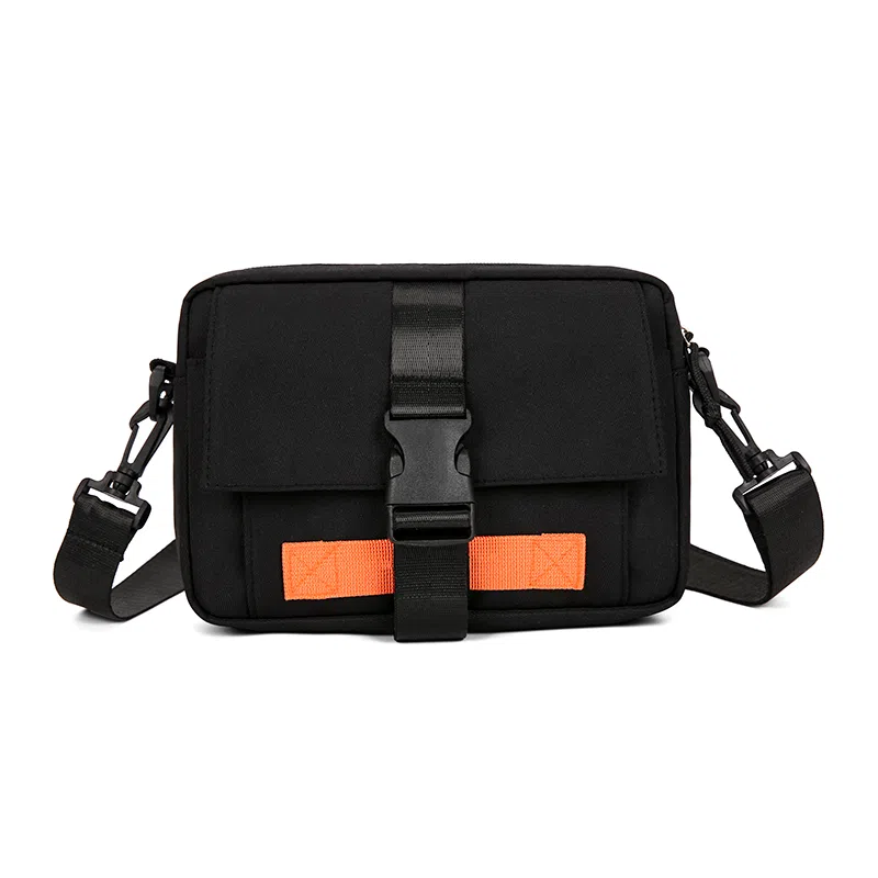 彤彤兔 时尚 尼龙 单肩包 男女同款情侣款 黑色/白色/卡其色