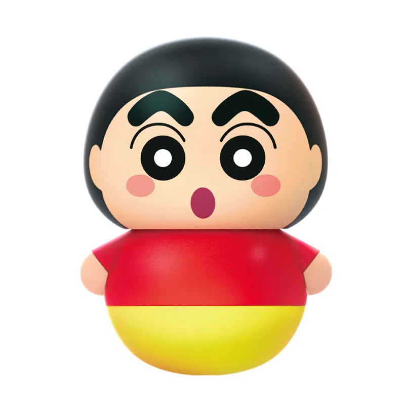 灵动创想 蜡笔小新 晃嘟嘟一起摇摆系列 不倒翁玩偶 食玩