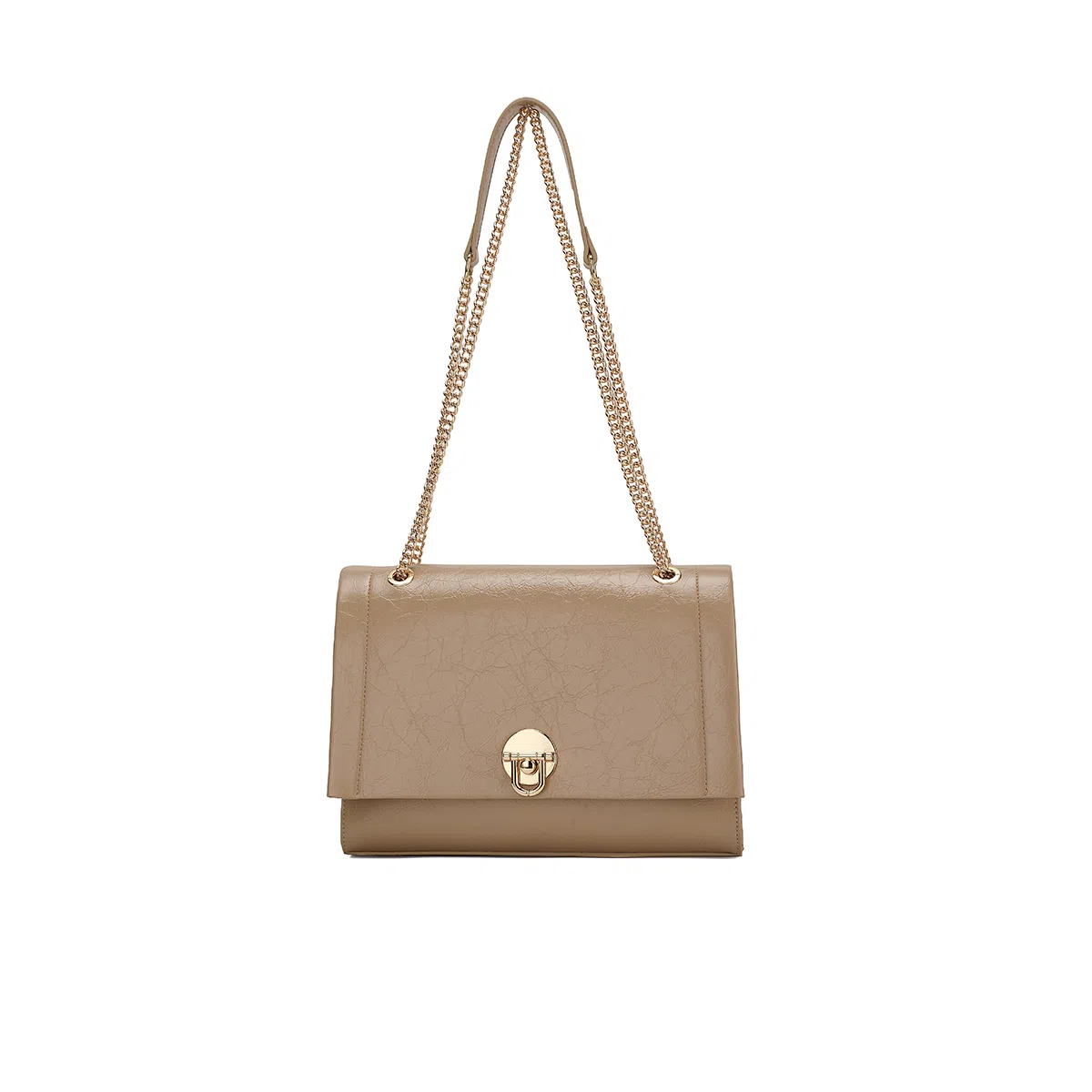 稻草人 高级感链条包通勤 聚氨酯 斜挎单肩包 女款