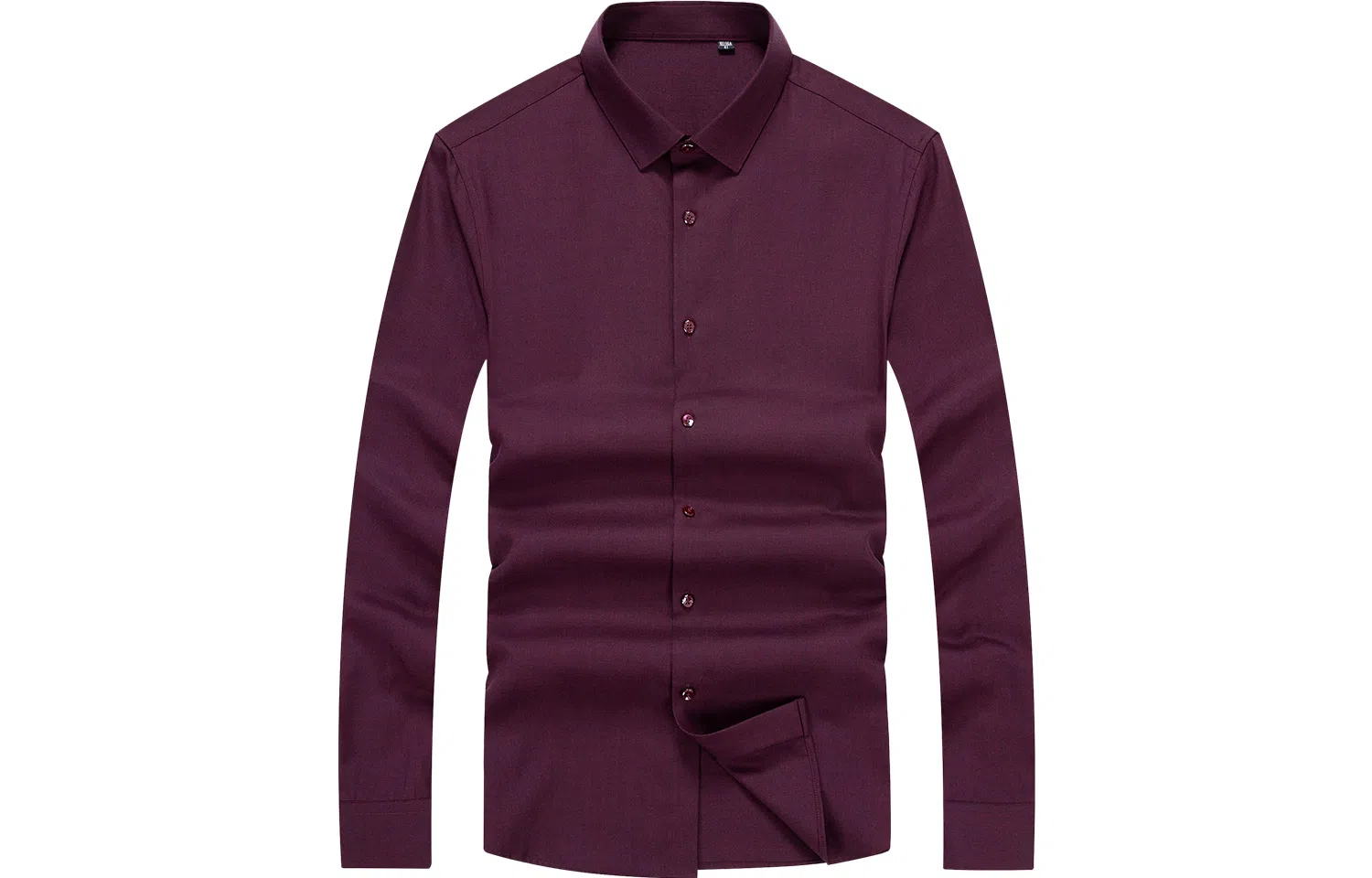 恒源祥 纯色休闲长袖衬衫 男款