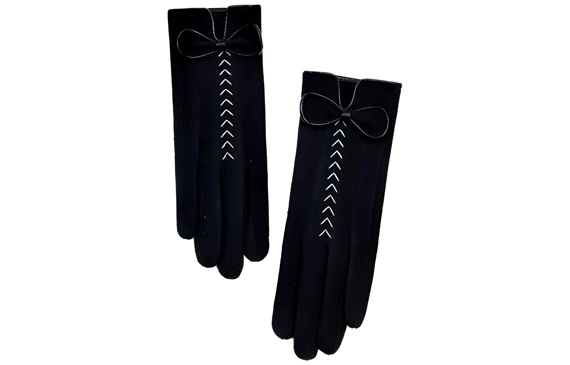 优幽兰 秋冬季电动车骑车设计感氛围感小众五指分指百搭时尚防风防寒通勤护手气质高级感穿搭 绒线手套 女款