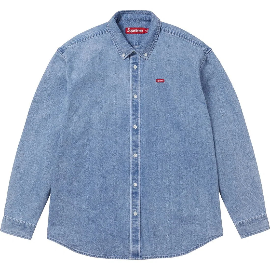 Supreme SS25 Week 1 Small Box Denim Shirt