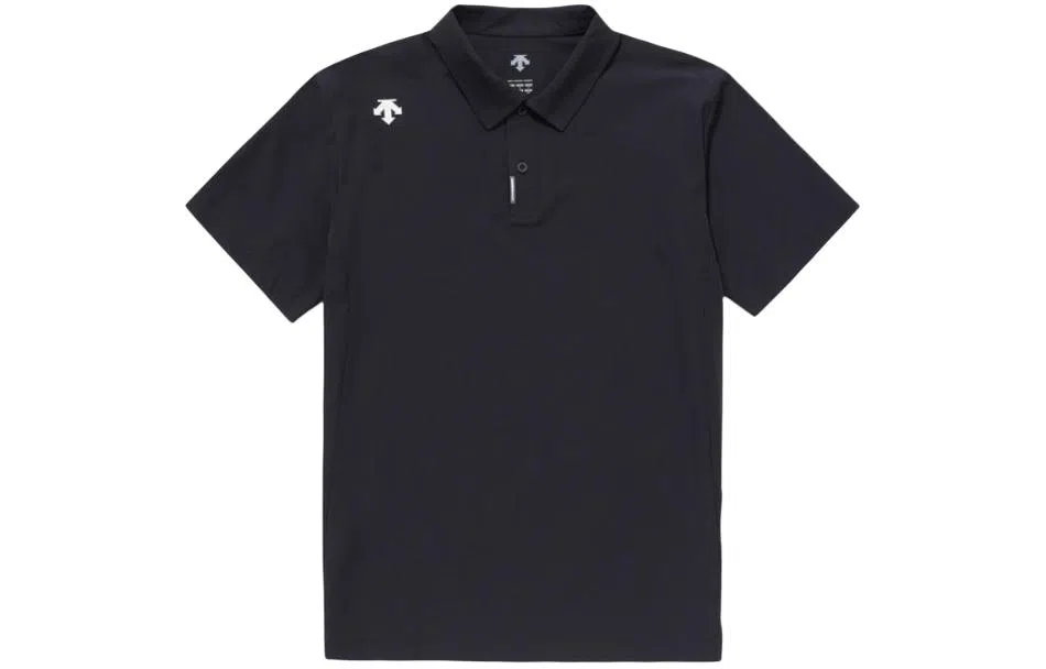 DESCENTE Logo Print Polo Shirt