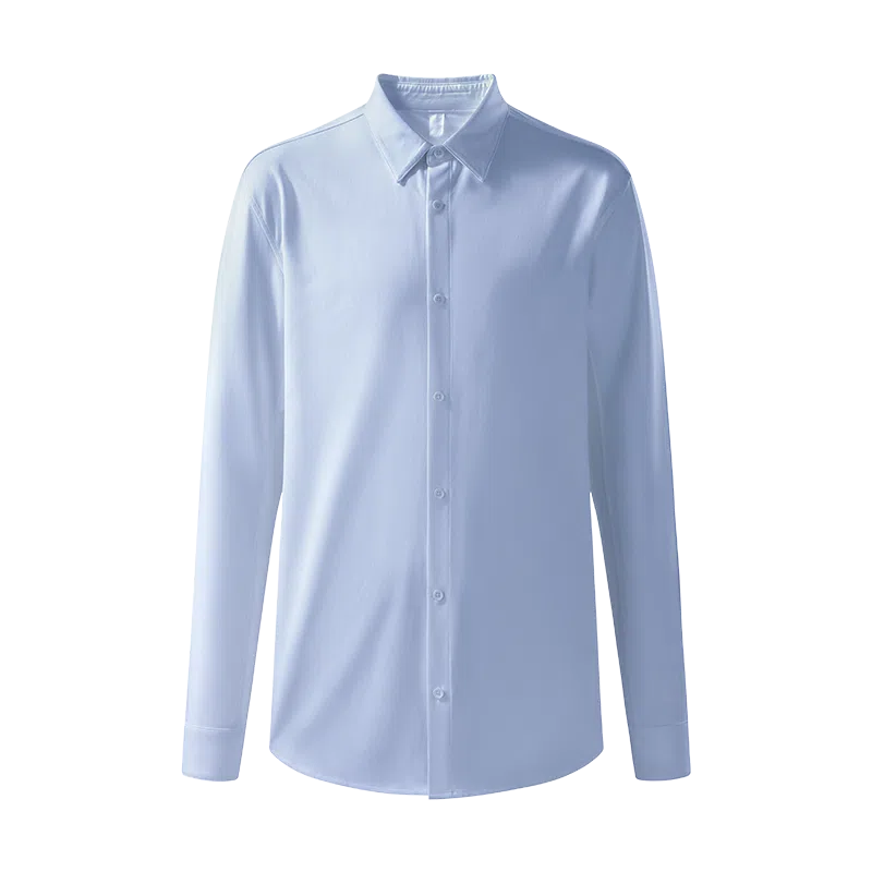 网易严选 简约宽松纯色百搭长袖衬衫 男女同款