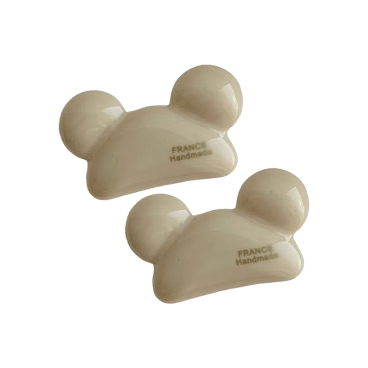 简应舒 可爱糖果色小熊鸭嘴夹刘海小发卡侧边夹碎发小夹子发饰 亚克力 合金 发夹 女款