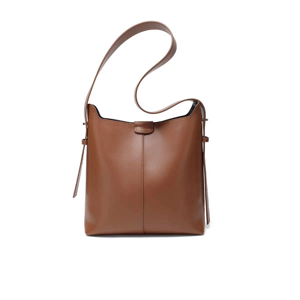 稻草人 高级感简约时尚通勤腋下百搭复古实用上班族 聚氨酯 斜挎包 常规 女款 棕色/咖色