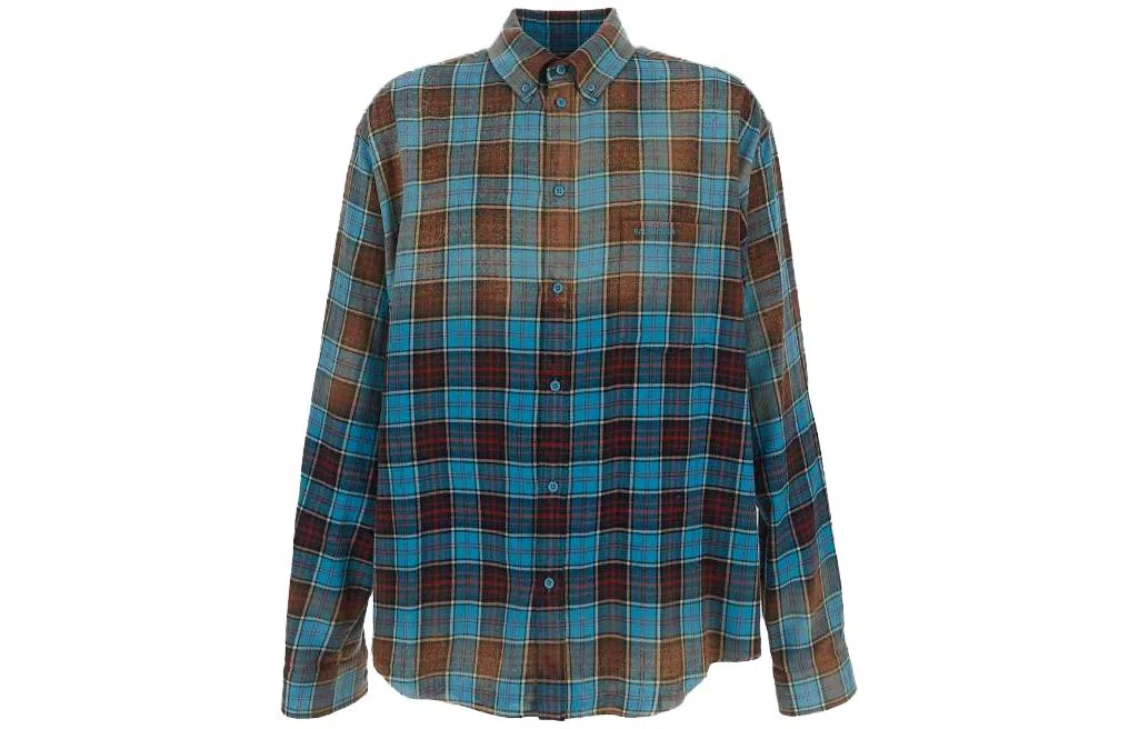 Balenciaga FW23 Checkered Shirt