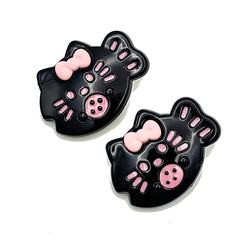 简应舒 蝴蝶猫刘海夹碎发小夹子可爱小发卡 亚克力 发夹 女款