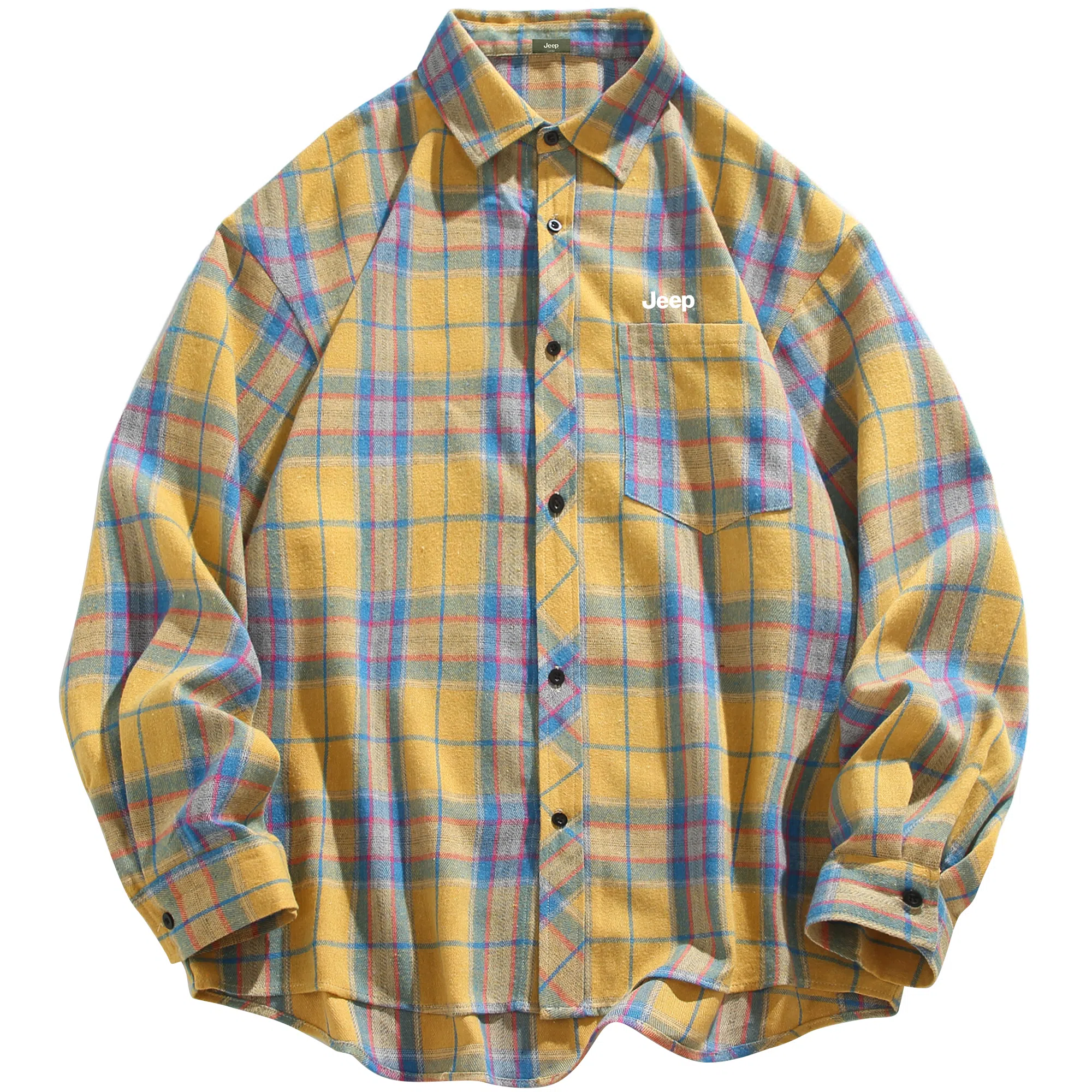 Jeep Plaid Oversized Shirt