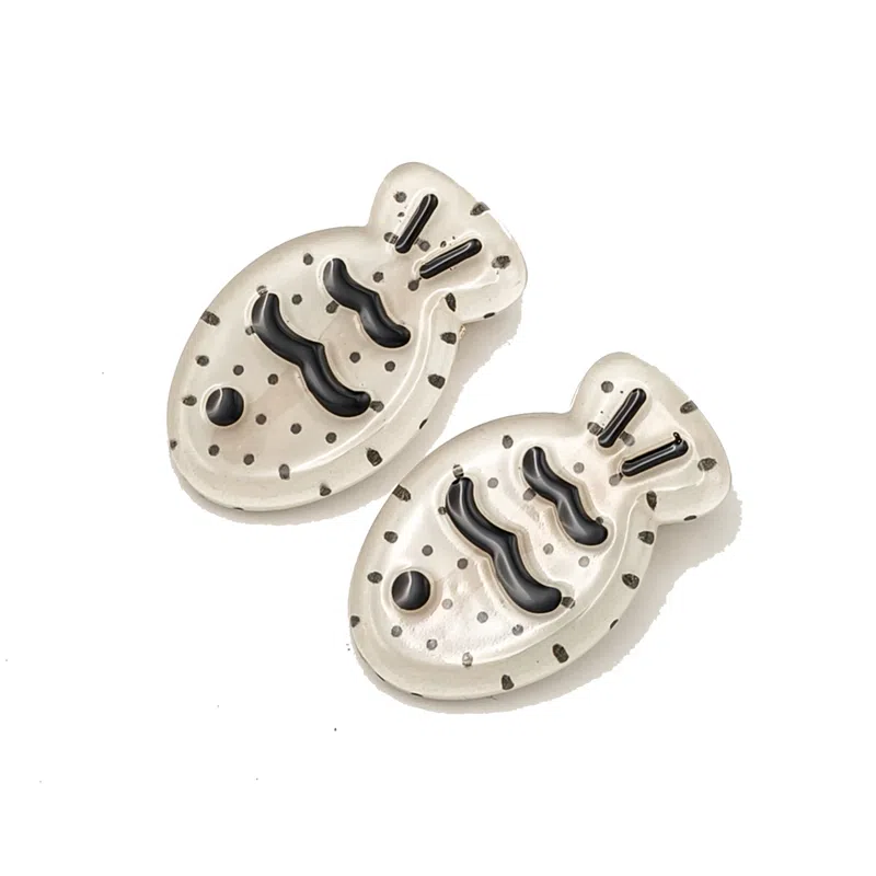 简应舒 小鱼侧边夹刘海夹碎发小发卡 亚克力 发夹 女款