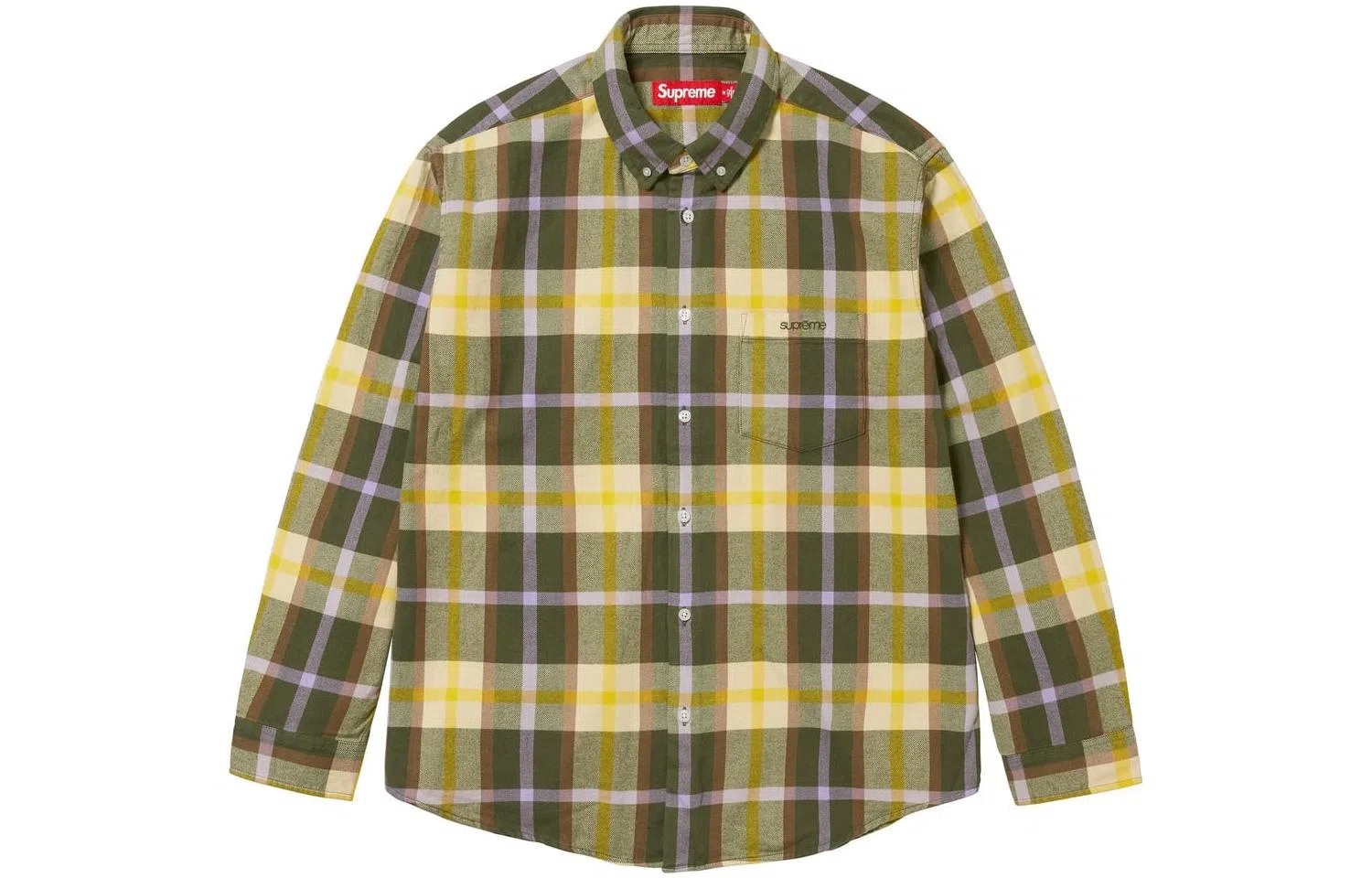 Supreme Plaid Flannel Shirt