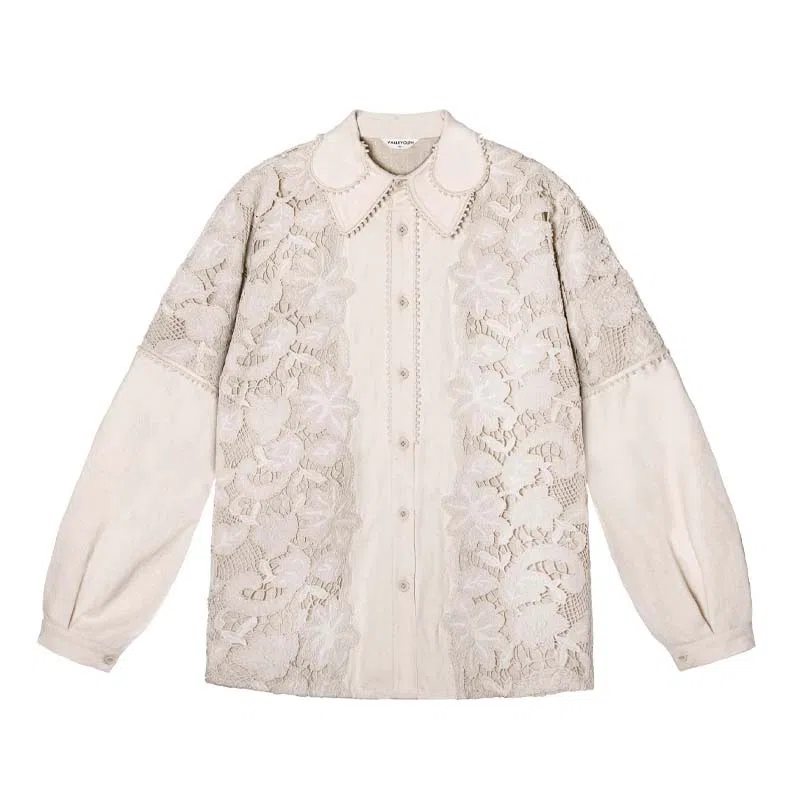 VALLEYOUTH Vintage Hollow Out Shirt