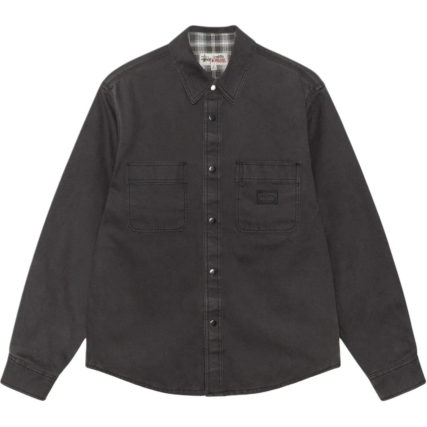 Stussy SS25 HEAVY WASHED CANVAS SHIRT