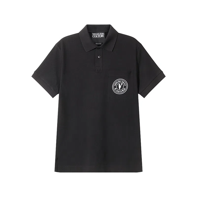 VERSACE JEANS COUTURE SS25 V V-Emblem Polo