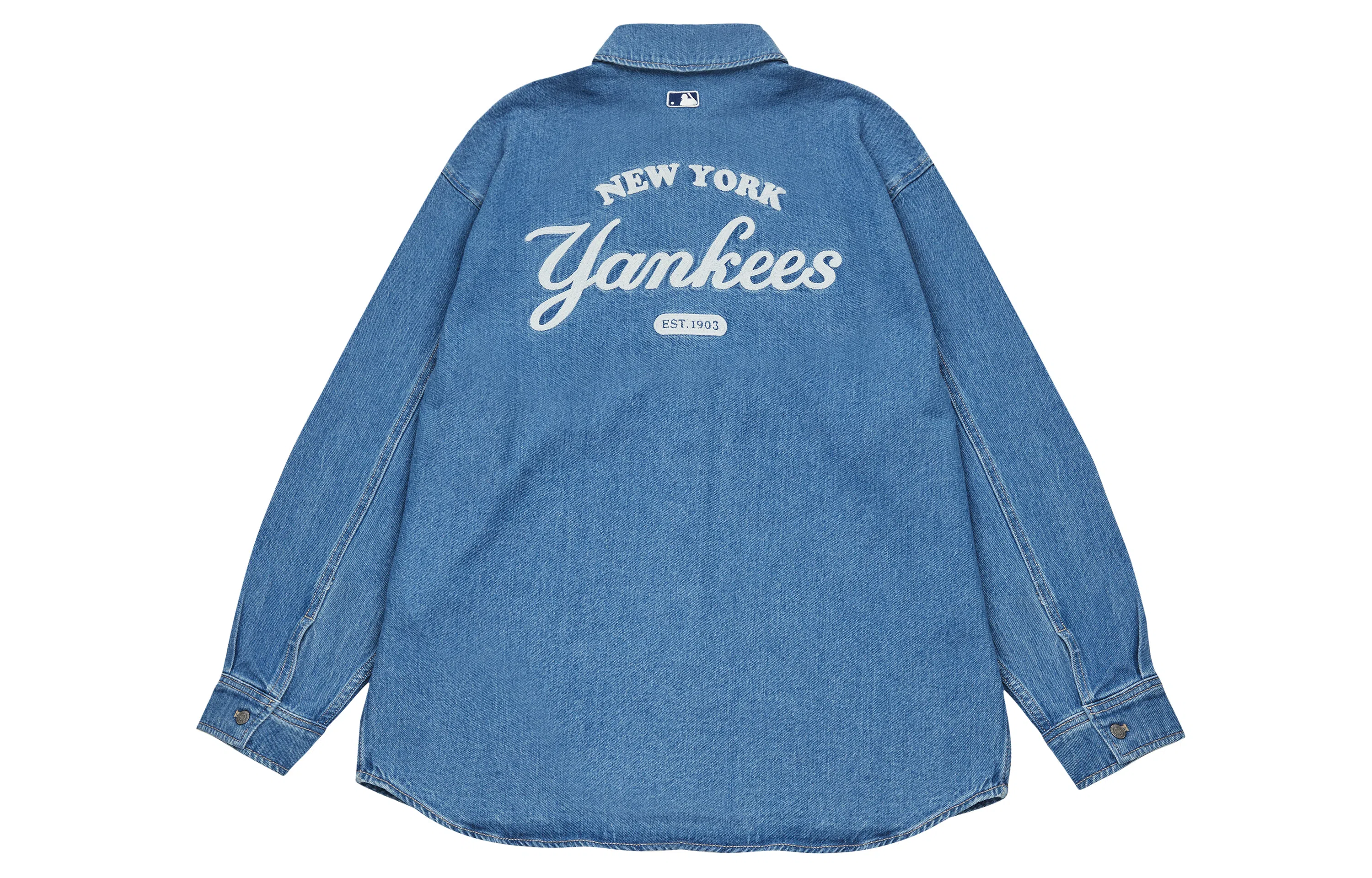 MLB Yankees Logo Denim Shirt