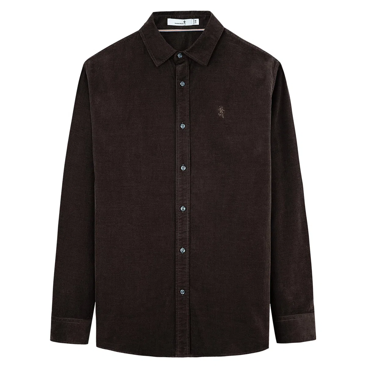 与狼共舞 潮流时尚百搭灯芯绒复古学院成熟风舒适宽松长袖衬衫 男款