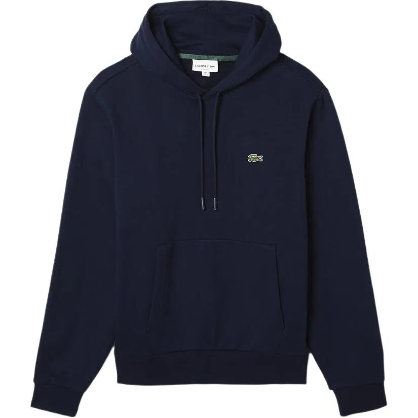 Lacoste Logo Hoodie Navy