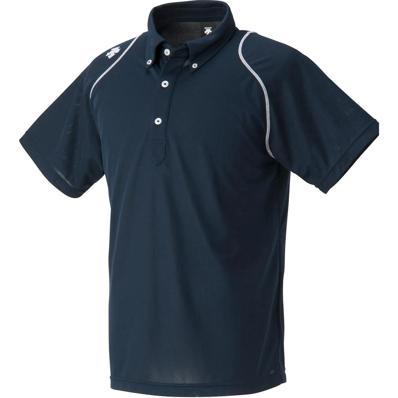 DESCENTE Logo Print Polo