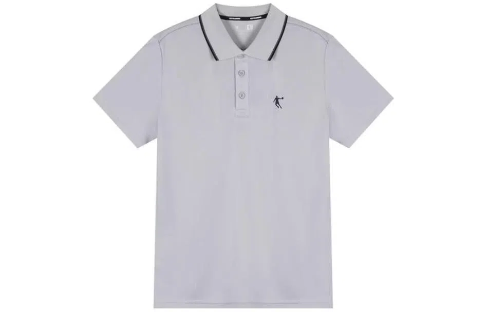Jordan Printed Polo Shirt Cloud Grey
