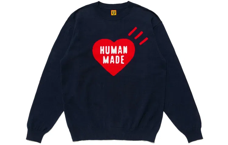 HUMAN MADE FW21 Heart Logo Pullover Sweater