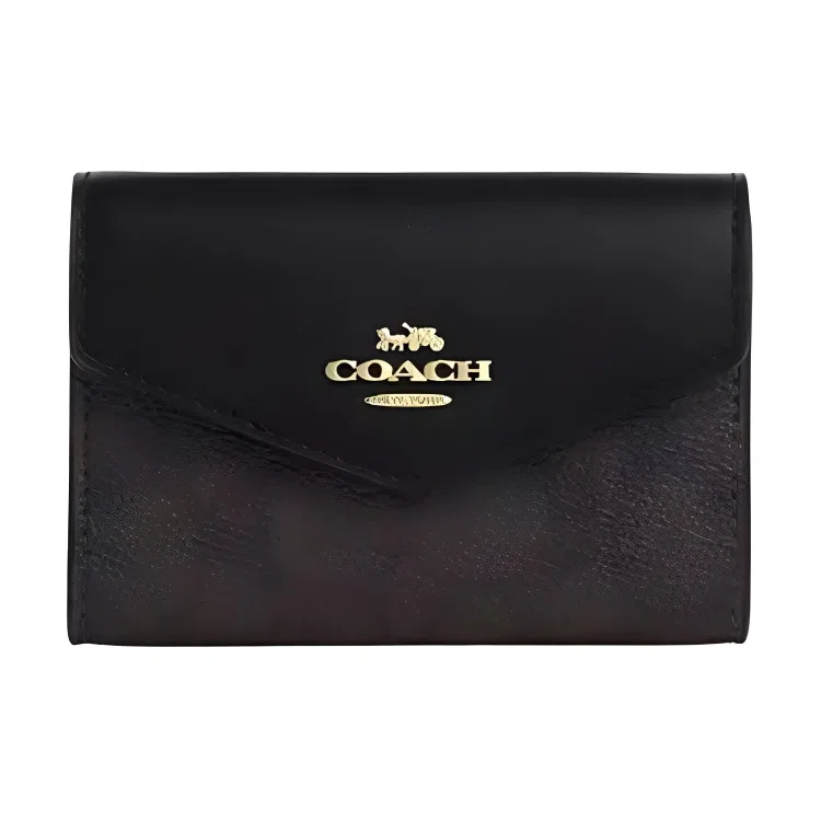 COACH Flap Card Case 10 Logo